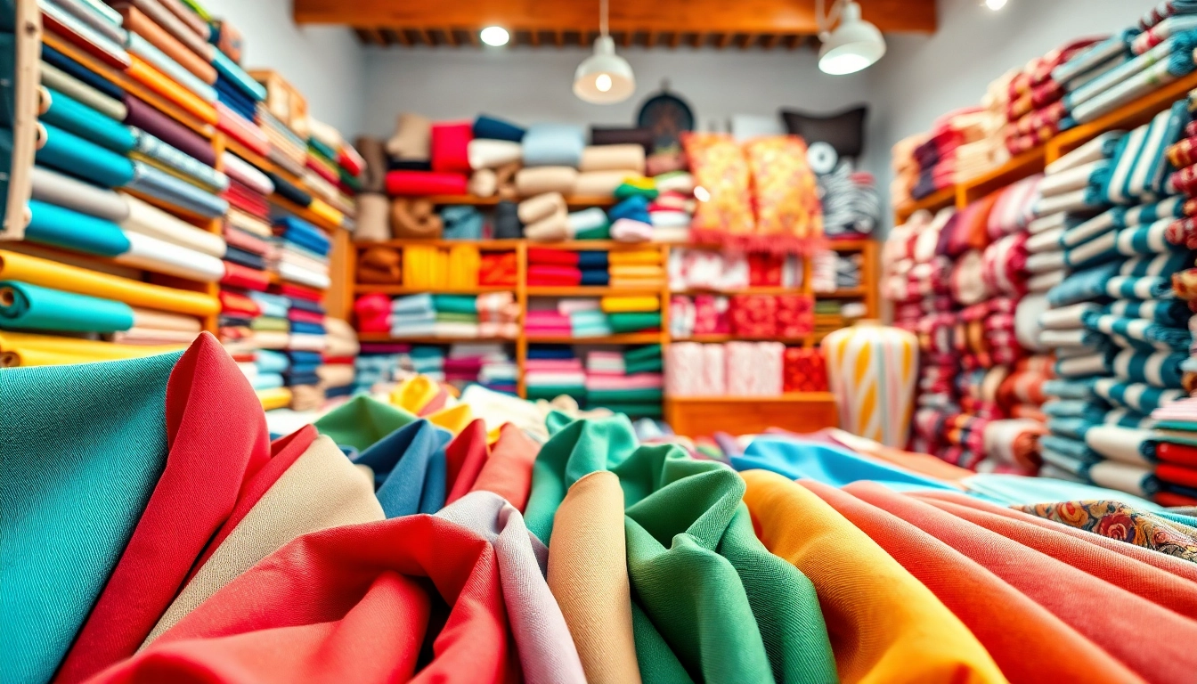 Bekijk unieke stoffen op https://www.stofnodig.nl met een kleurrijk assortiment in een gezellige setting.