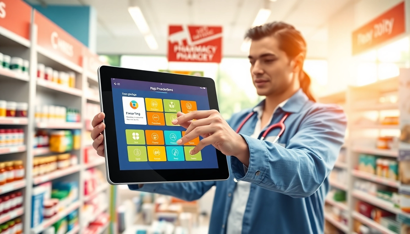 Discover the benefits of time saving prescription apps through a user-friendly tablet experience.
